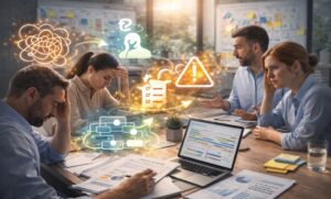 cattiva organizzazione team