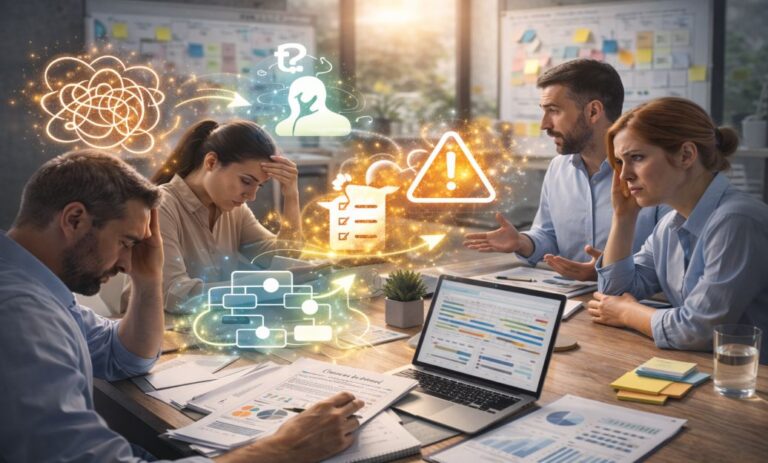 cattiva organizzazione team