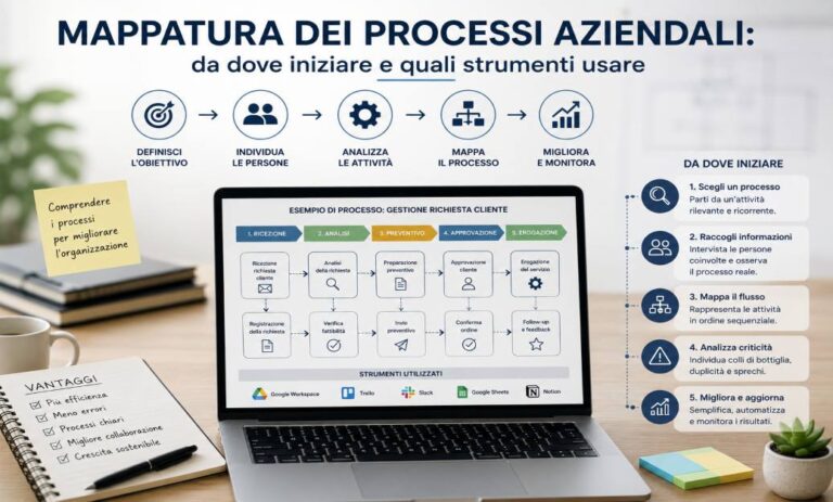 mappatura dei processi aziendali