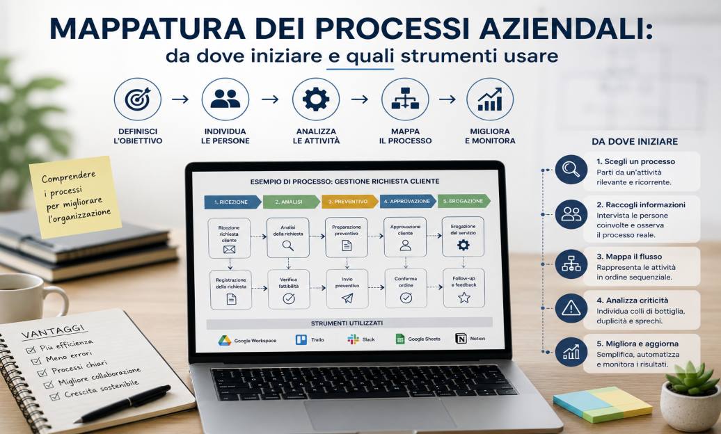 mappatura dei processi aziendali